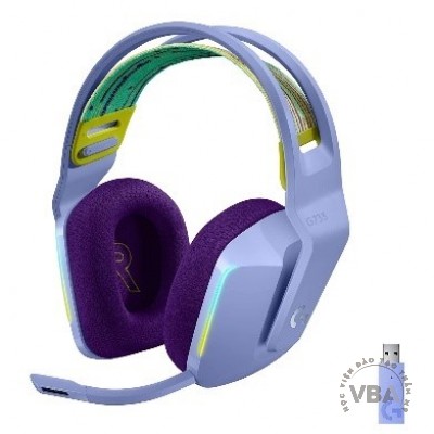 Tai nghe Logitech G733 LIGHTSPEED Wireless Lilac