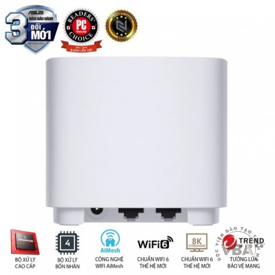 Bộ định tuyến MESH Asus ZenWiFi AX Mini XD4 (W-2-PK) chuẩn AX1800