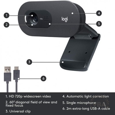 Webcam Logitech C505