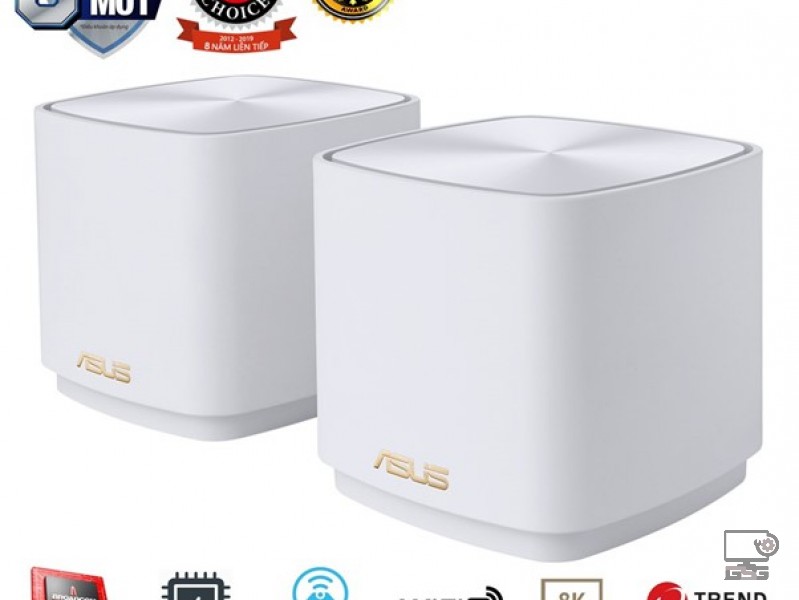 Bộ định tuyến MESH Asus ZenWiFi AX Mini XD4 (W-2-PK) chuẩn AX1800