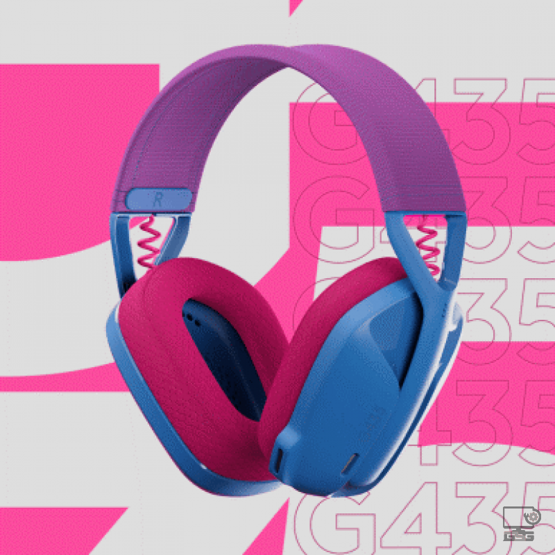Tai nghe Logitech G435 Lightspeed Wireless Blue Raspberry 